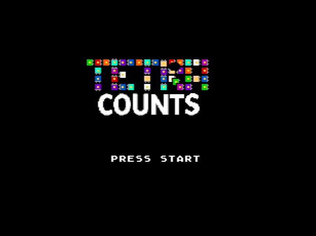 TetraCounts Title Screen